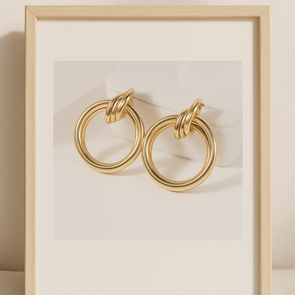 Celeste Hoops Earrings