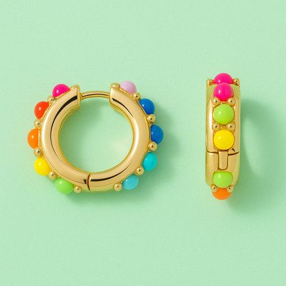 Prism Pop Huggies Earrings